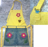 Avental jeans